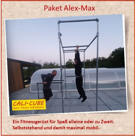 CALI-CUBE  Sportgerät / Klettergerüst / Fitnessgerät Paket "Alex-Max"