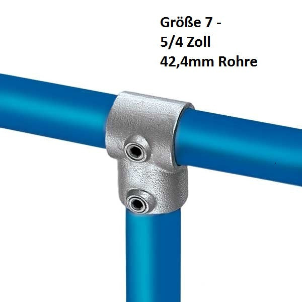 Kee Klamp Rohrverbinder und Kee Lite Rohrverbinder Größe 7 - 5/4 Zoll - 42,4mm