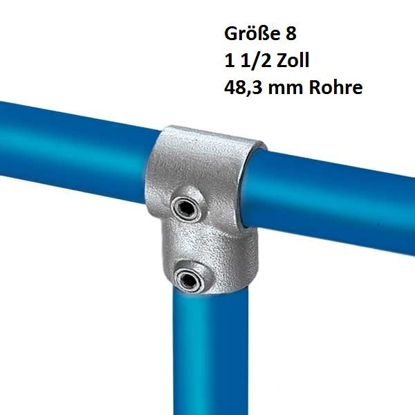 Kee Klamp Rohrverbinder und Kee Lite Rohrverbinder Größe 8 - 1 1/2 Zoll - 48,3mm