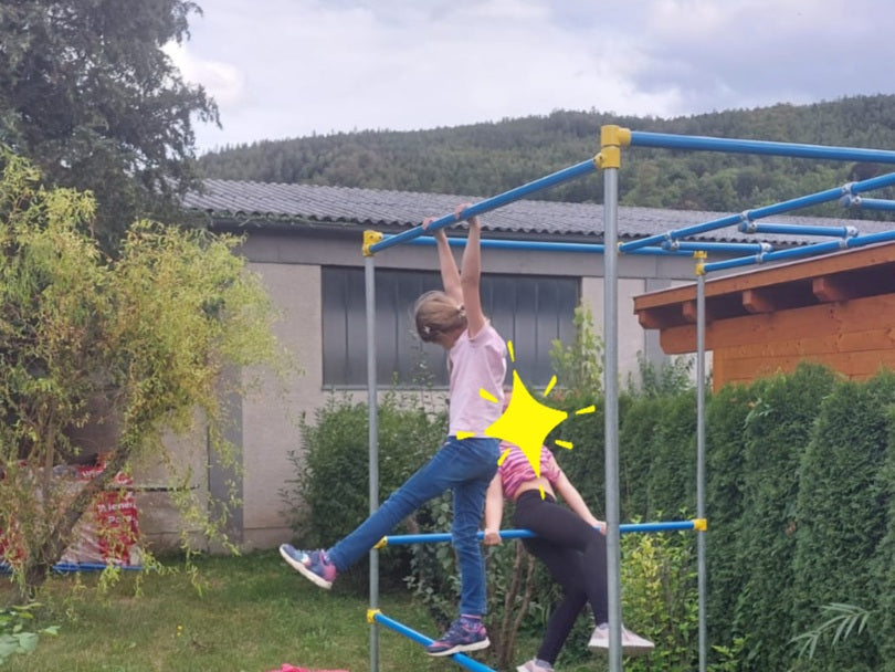 calisthenics, home gym, bodyweight training, functional training, crosstraining, ninja park, parkour, fitnessgerät, fitnessstudio zuhause,  Dip Barren, Reckstange, Human Flagstange, Monkey Bar