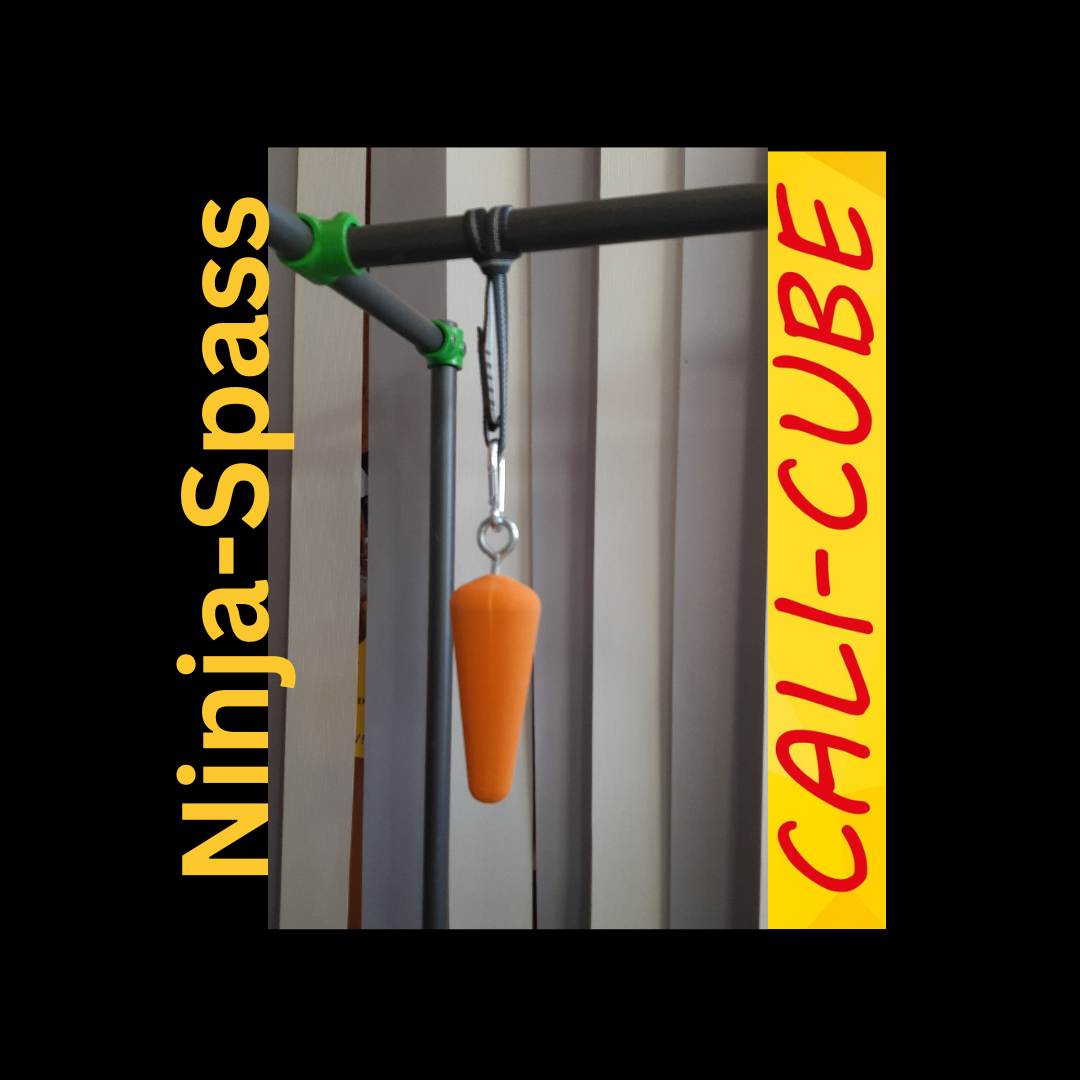 CC-ZK-901 Cali-Cube Ninja Sport Zubehör Set:  Banane+Karotte+Miniswitch+Boomerang Hangeltraining Griffkraft Trainer Grip  Strength