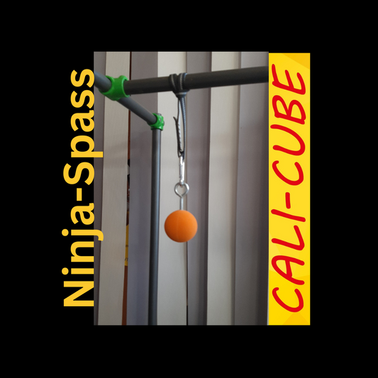 CC-ZK-112  Cali-Cube Ninja Sport Zubehör Orange Kugel 8cm Klettergriff Hangeltraining Griffkraft Trainer Ball Grip Strength